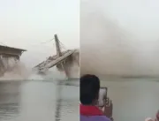 VÍDEO ATERRORIZANTE:  Ponte gigante desmorona e vi