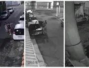 Vídeos mostram homem que atacou mulher salva por m