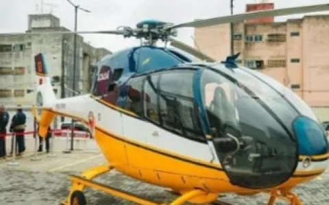 Governador entrega helicóptero, viaturas e drones 