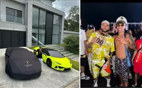 Casa de R$ 10 mi, 3 Lamborghini: Quem é o influencer que deu colar de R$ 2 milhões a Neymar é investigado pelo MP