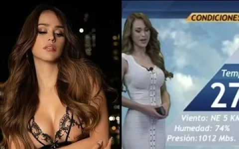 Jornalista eleita a mulher do tempo mais sexy do m