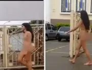 Vídeo de mulher entrando totalmente nua em igreja 