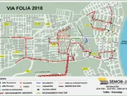 Folia de Rua provoca mudanças no trânsito de João 
