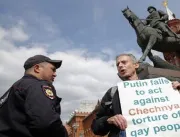 Ativista gay é detido em Moscou no 1º dia da Copa