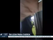 VEJA VÍDEO: Funcionário é preso em flagrante por f