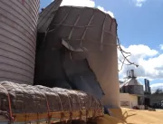 Fábrica é interditada após rompimento de silo que 