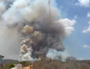 FOTOS: Incêndio atinge três cidades no Vale do Pia