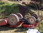 Agricultor morre após em acidente com trator em Fa