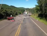 SC: condutor morre após veículo partir ao meio em 