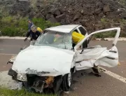 Motorista cai de viaduto em Chapecó