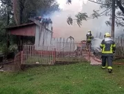 Incêndio deixa feridos em Carazinho