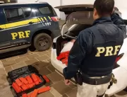 PRF prende duas mulheres com mais de 60 kg de drog
