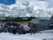 Acidente com avião da Polícia Federal deixa dois m