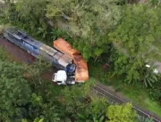 Trem arrasta carreta por mais de 200 metros no Par