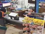 Vídeo: assaltante é preso após ser expulso de loja