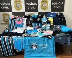 Produtos furtados na loja do Grêmio são encontrado