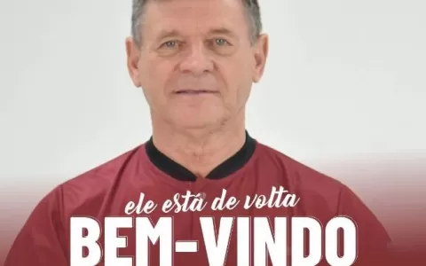Paulinho Sananduva é novamente treinador do Atlânt