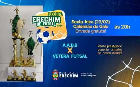 Definidos os finalistas da Recopa de Futsal de Ere