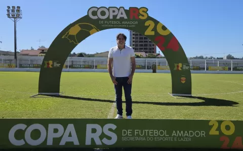 Ex-goleiro Danrlei abre a Copa RS de Futebol Amado