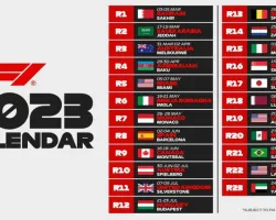 Fórmula 1 confirma calendário para 2023 com GP da 