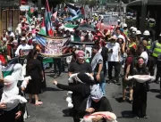 Atos pró-Palestina em São Paulo e Brasília pedem c