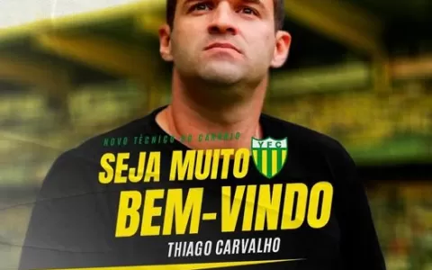Técnico Thiago Carvalho é apresentado oficialmente
