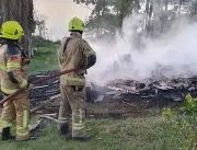 RS: idosa morre carbonizada em incêndio supostamen
