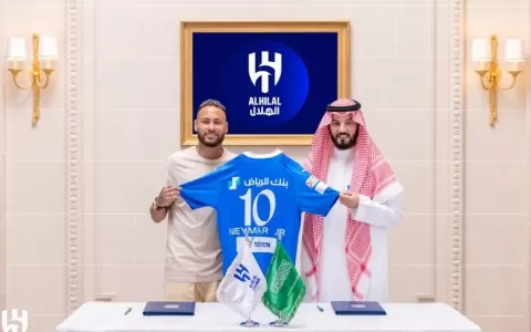 Oficial: Al-Hilal, da Arábia Saudita, anuncia Neym