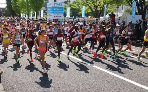 Africanos dominam meia maratona de Gifu, no Japão