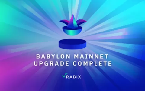 Atualização do Radix Babylon marca uma nova era pa