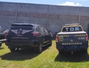 PARANHOS: PMR recupera carro roubado Rio de Janeir